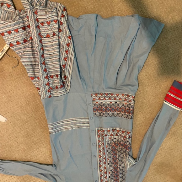 bcbgmaxazria runway blue asymmetrical dress - Picture 5 of 5